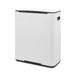 Brabantia Bo pedaalemmer 2x30 liter wit