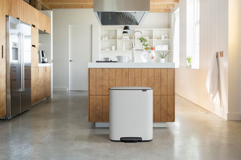 Brabantia Bo pedaalemmer 2x30 liter wit