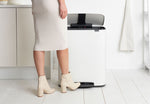 Brabantia Bo pedaalemmer 2x30 liter wit