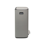 Brabantia Bo pedaalemmer 2x30 liter Mineral Concrete Grey