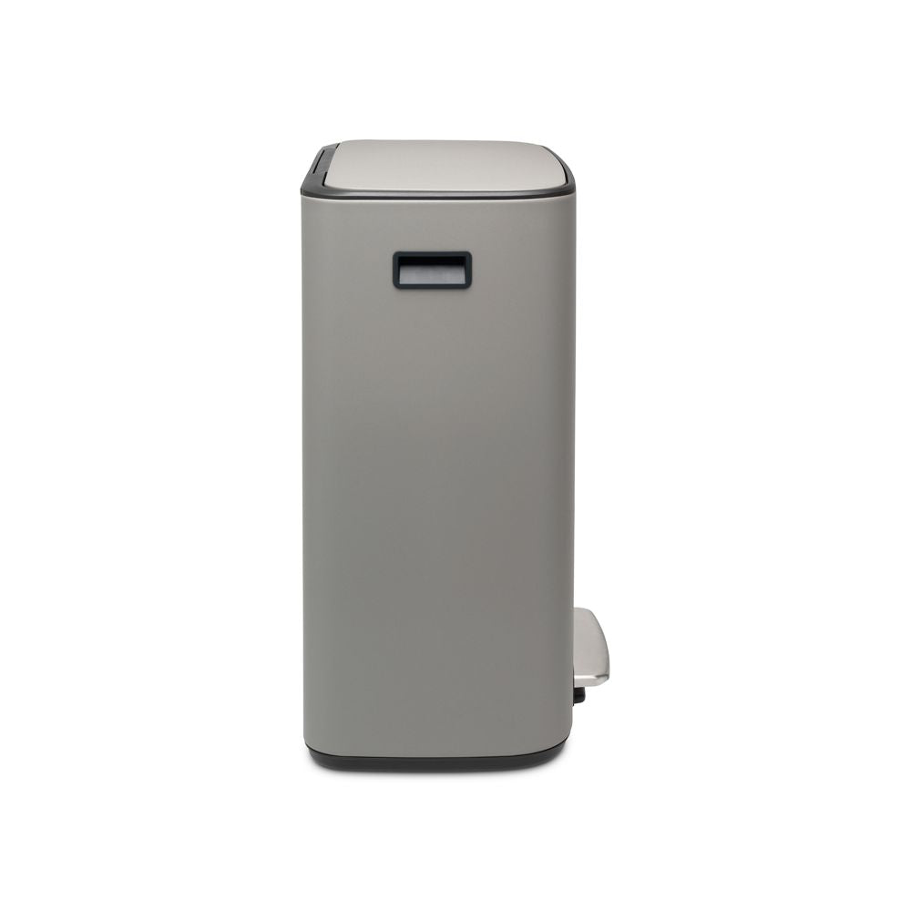 Brabantia Bo pedaalemmer 2x30 liter Mineral Concrete Grey