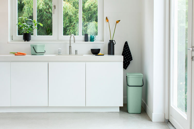 Brabantia Sort & Go afvalemmer 6 liter jade