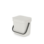 Brabantia Sort & Go afvalemmer 3 liter lichtgrijs