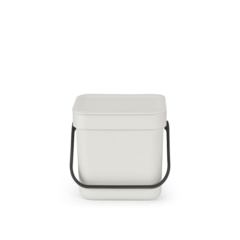 Brabantia Sort & Go afvalemmer 3 liter lichtgrijs