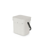 Brabantia Sort & Go afvalemmer 3 liter lichtgrijs
