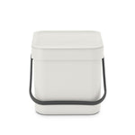 Brabantia Sort & Go afvalemmer 6 liter lichtgrijs