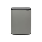 Brabantia Bo Touch Bin 2x30 liter Mineral Concrete Grey