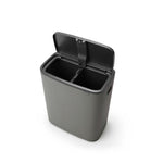 Brabantia Bo Touch Bin 2x30 liter Mineral Concrete Grey