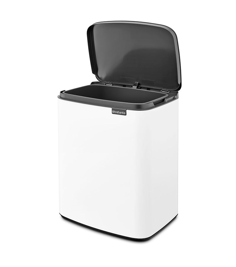 Brabantia Bo afvalemmer 12 liter wit