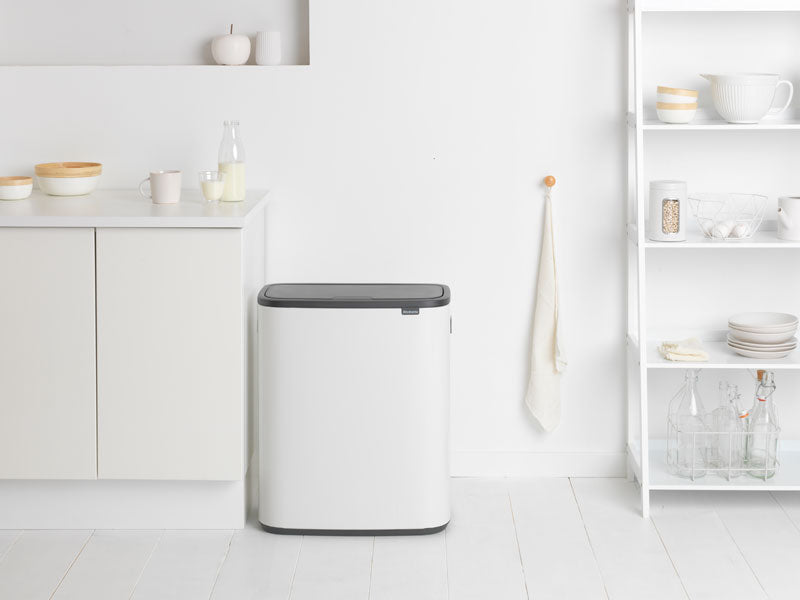 Brabantia Bo Touch Bin 60 liter wit