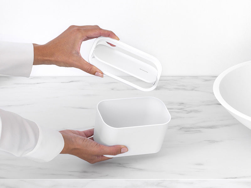 Brabantia MindSet badkamer afvalbakje wit