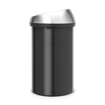 Brabantia Touch Bin 60 liter mat zwart/mat RVS