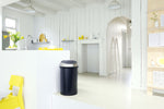 Brabantia Touch Bin 60 liter mat zwart/mat RVS