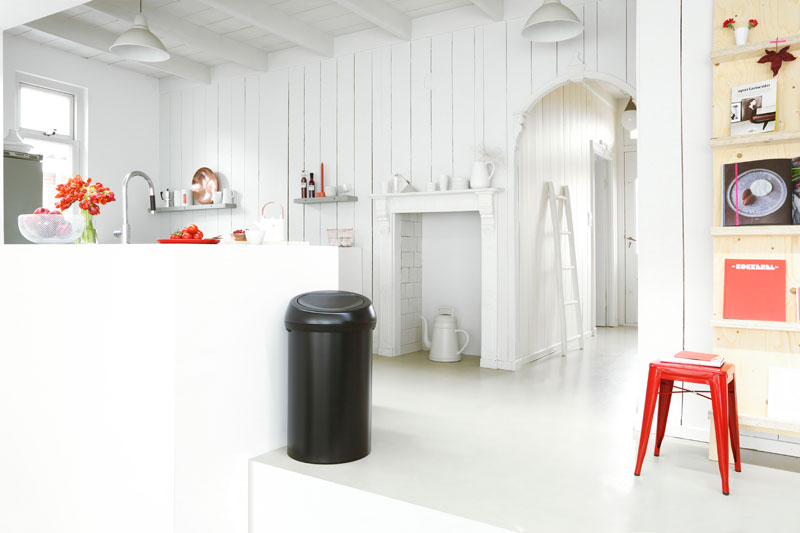 Brabantia Touch Bin 60 liter mat zwart