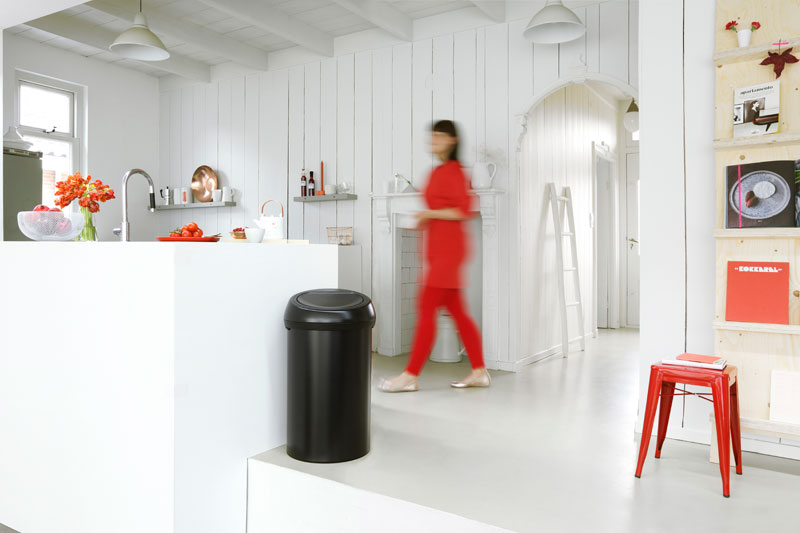 Brabantia Touch Bin 60 liter mat zwart