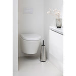 Brabantia Classic toiletborstel met houder RVS, per 2 stuks