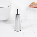 Brabantia Classic toiletborstel met houder RVS, per 2 stuks