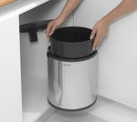 Brabantia Built-In inbouwafvalemmer 15 liter chroom