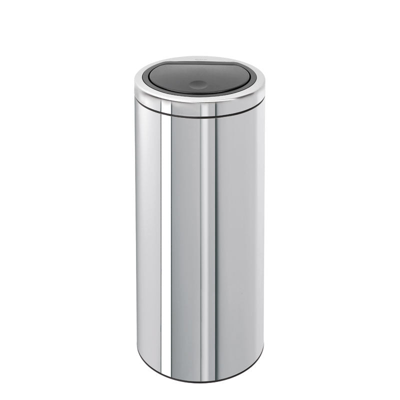 Brabantia Touch Bin Flat Top 30 liter chroom