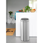 Brabantia Touch Bin Flat Top 30 liter chroom