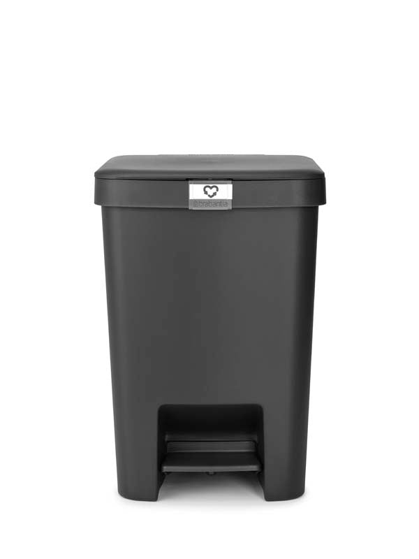 Brabantia StepUp pedaalemmer 25 liter donkergrijs