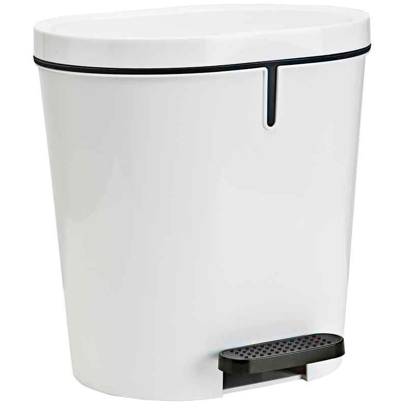 Zamora pedaalemmer 8 liter wit