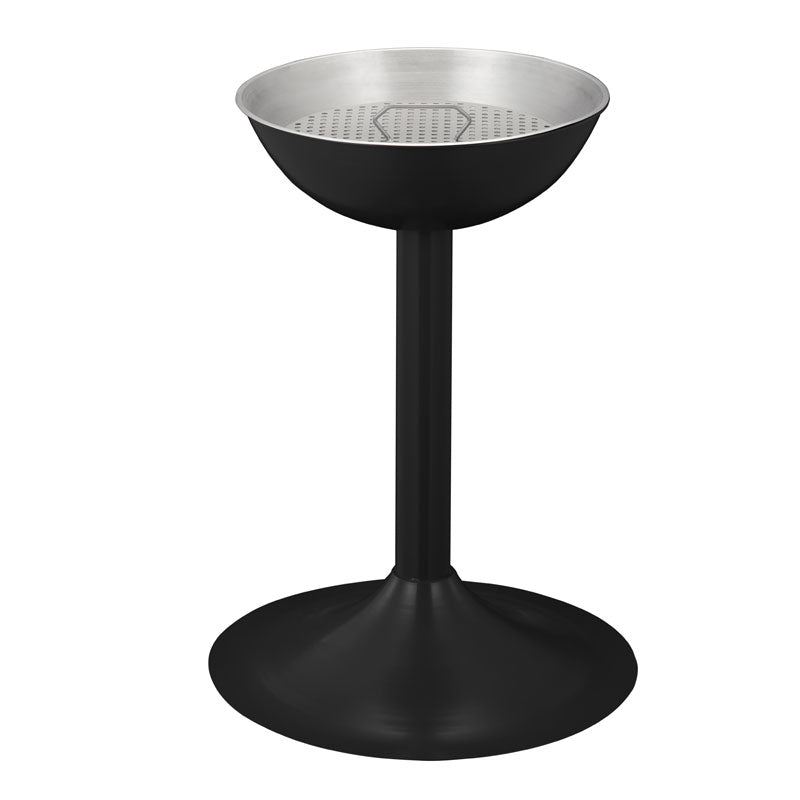 Zandasbak op voet Ø 41 cm zwart