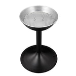 Zandasbak op voet Ø 41 cm zwart