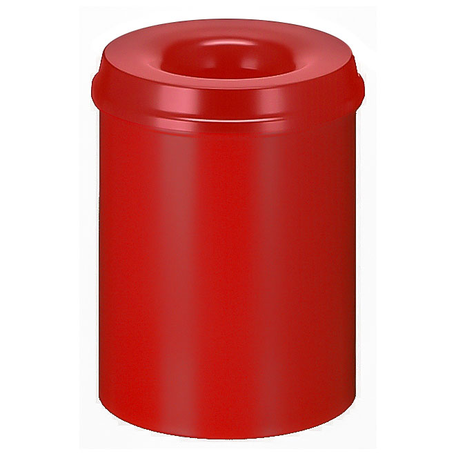 V-Part vlamdovende papierbak 15 liter rood