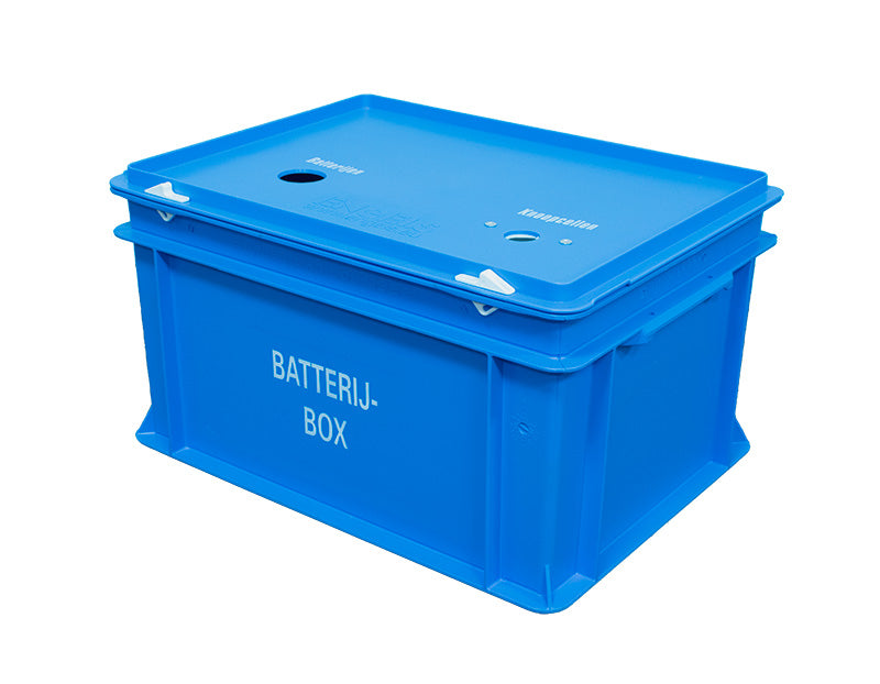 V-Part batterijbox 20 liter blauw