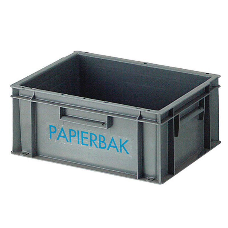 V-Part papierverzamelbak grijs