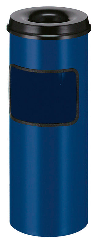 V-Part as-papierbak met dover 30 liter blauw/zwart