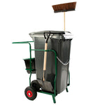 V-Part containerkar compleet met 1 x 240 liter container en accessoires groen