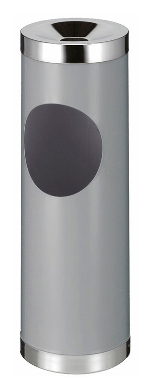 V-Part robuuste as-papierbak 30 liter aluminiumgrijs