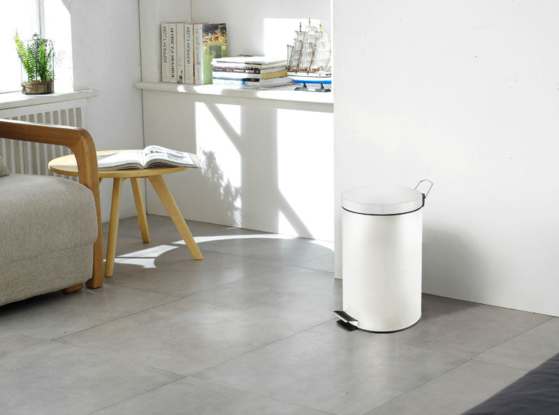 V-Part pedaalemmer 12 liter wit
