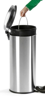 V-Part pedaalemmer 30 liter mat RVS