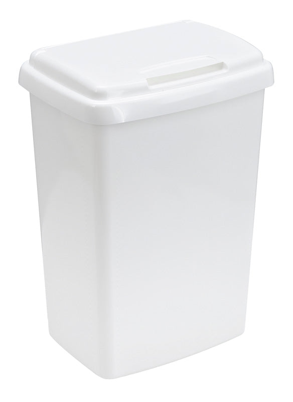Top-fix afvalbak 50 liter wit
