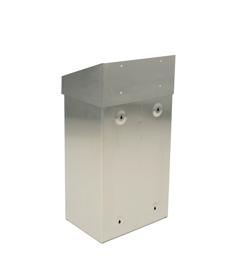 DutchDesign sanitaire afvalbak met pushklep 18 liter mat RVS