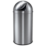 EKO Pushcan 40 liter mat RVS