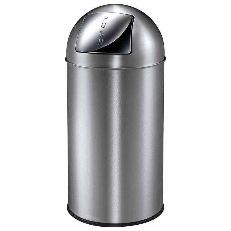EKO Pushcan 40 liter mat RVS