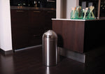 EKO Pushcan 40 liter mat RVS