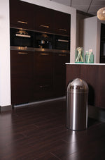 EKO Pushcan 40 liter mat RVS
