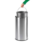 EKO Pushcan 40 liter RVS