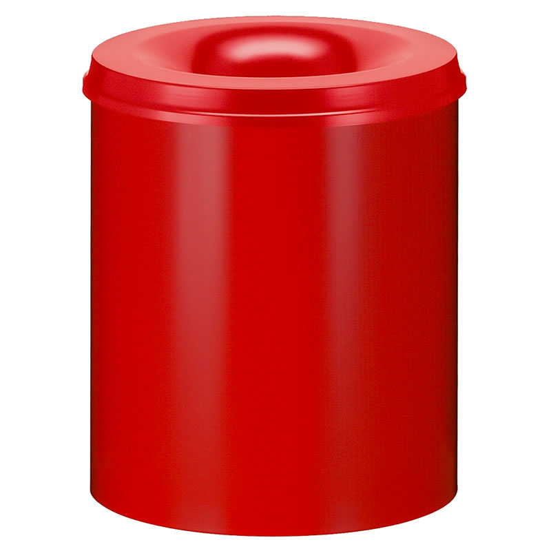 V-Part vlamdovende papierbak 80 liter rood