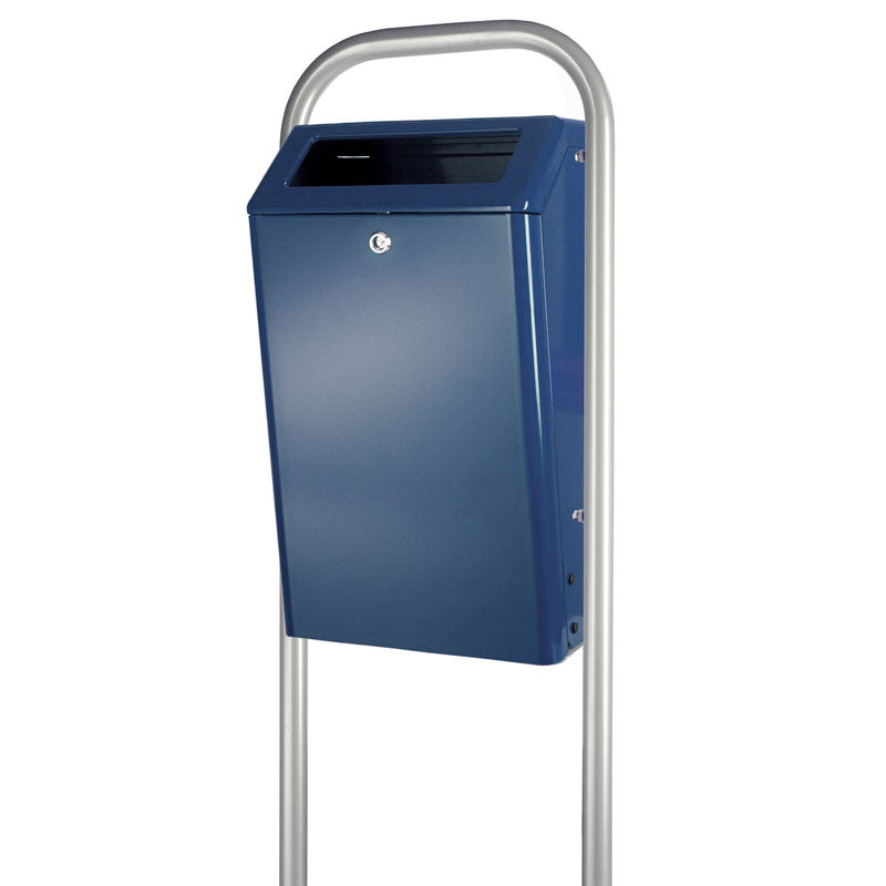 DutchDesign buitenafvalbak 50 liter blauw