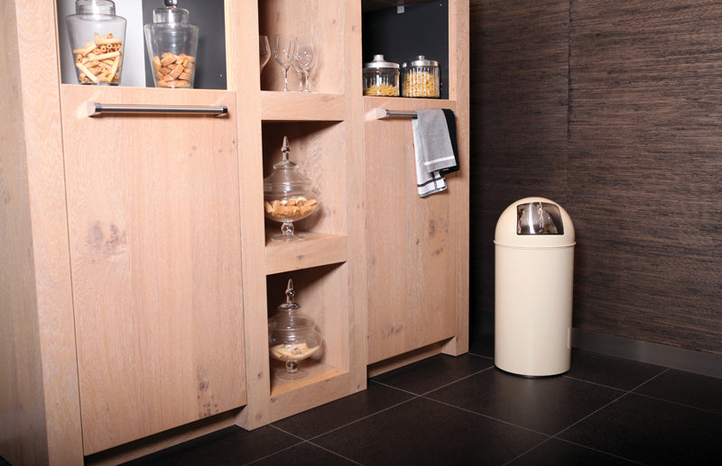 EKO Pushcan 40 liter crème