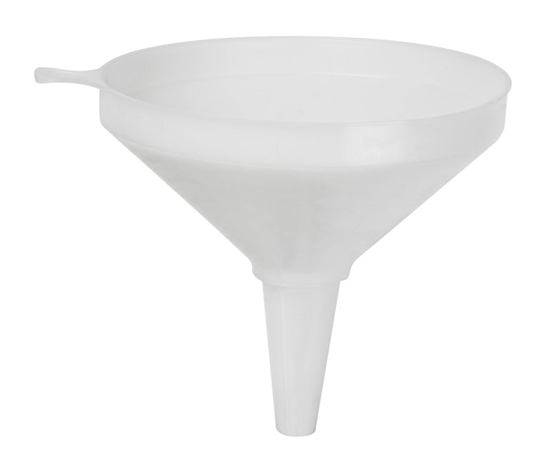 Trechter met filter Ø 24 x 25 cm wit