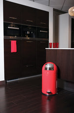 EKO Kickcan pedaalafvalbak 33 liter rood