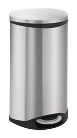EKO Shell Bin pedaalemmer 30 liter mat RVS