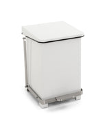 V-Part industriële pedaalemmer 27 liter wit
